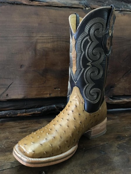 Bota Avestruz Justin Miel