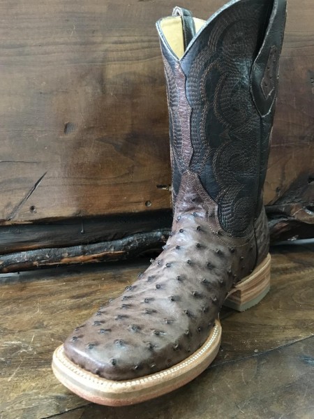 Bota de avestruz  justin macdog