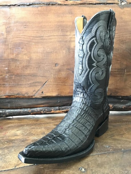 Bota piel de cola de Cocodrilo