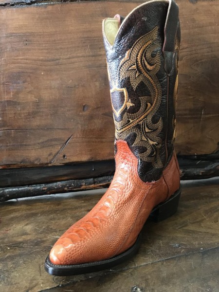 Bota de Avestruz Oval