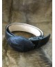 Cinturón en Piel de Armadillo con hebilla oval
