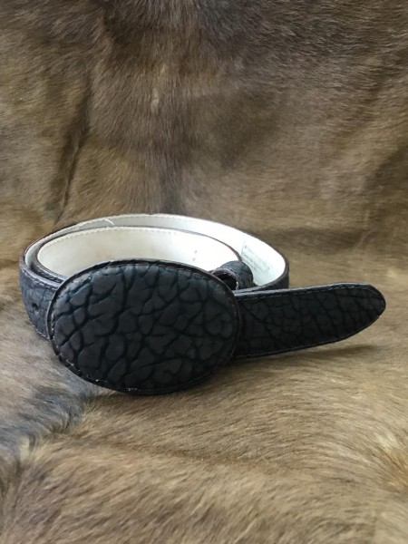 Cinturon de Piel de Cuello de Toro