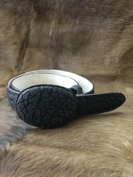 Cinturon de Piel de Cuello de Toro